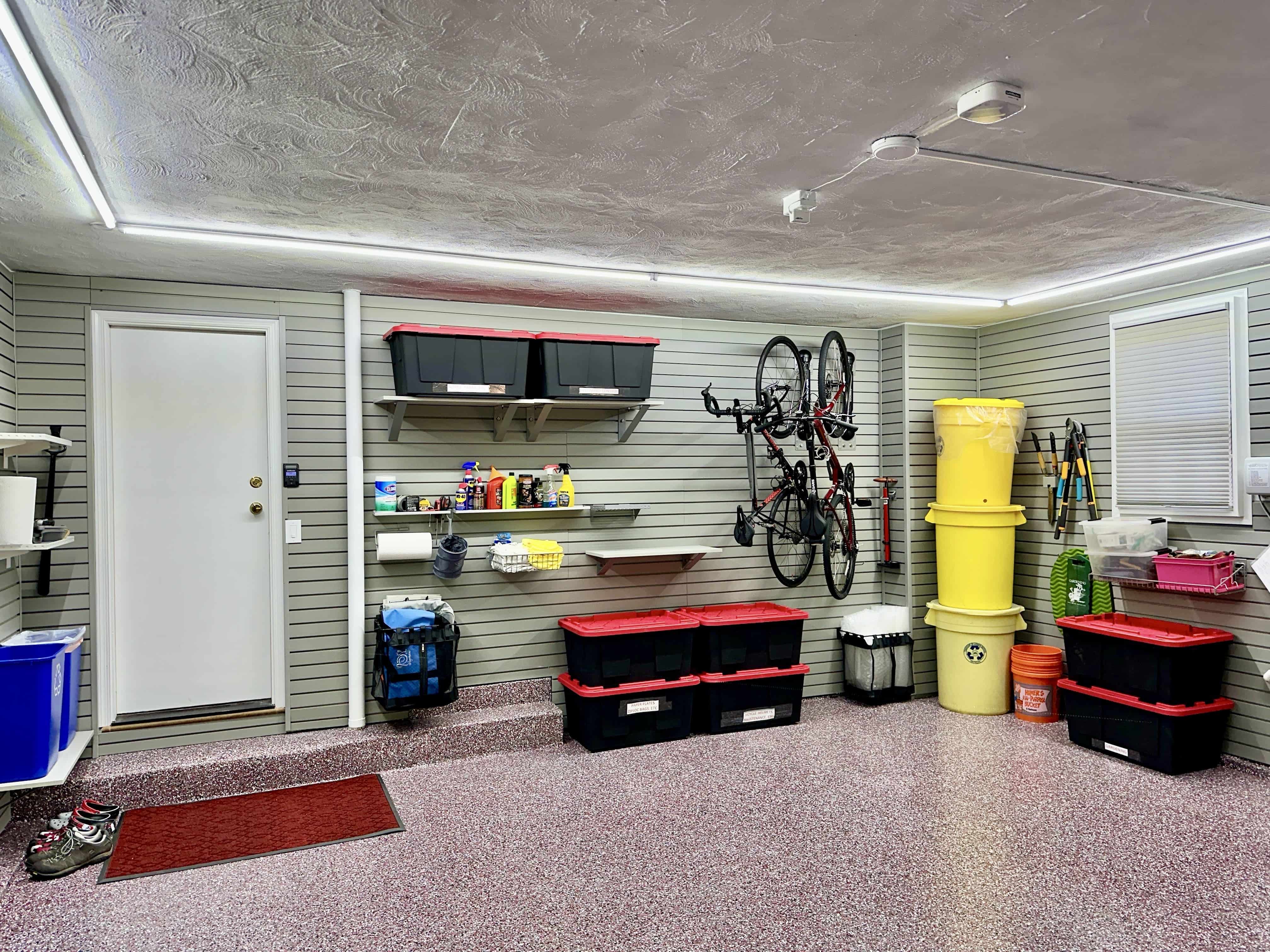 Rear wall gets full trim with nothing left uncovered. A finished look on every surface. No raw edges or gaps; the installation is complete and professional from corner to corner.